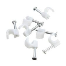 CABLE CLIPS 12MM ROUND/FLAT